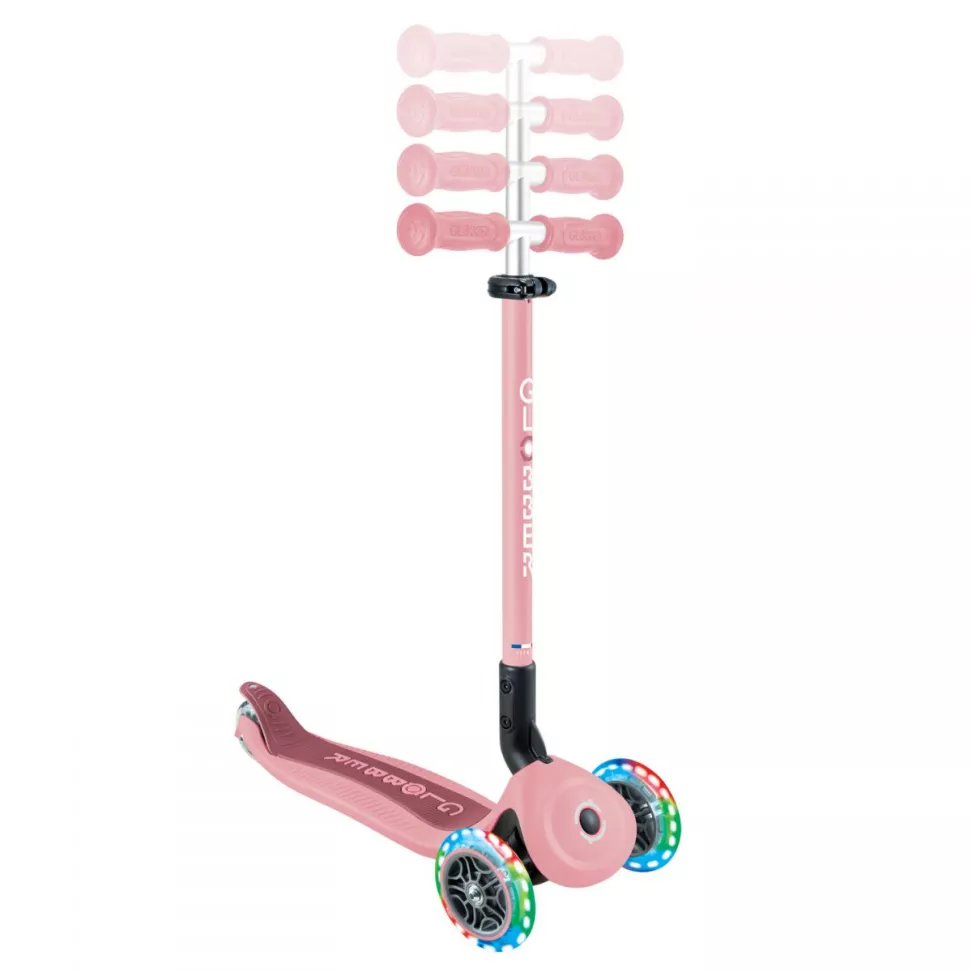 Самокат-велобег Globber 5в1 GO-Up Active Lights Pastel Pink