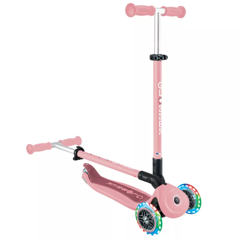 Самокат-велобег Globber 5в1 GO-Up Active Lights Pastel Pink