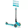 Самокат Globber My Free Primo Foldable Lights бирюзовый 2025
