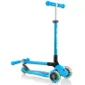 Самокат трехколесный Globber My Free Primo Foldable Lights 2+ голубой 2025