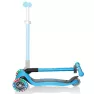 Самокат трехколесный Globber My Free Primo Foldable Lights 2+ голубой 2025