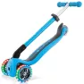 Самокат трехколесный Globber My Free Primo Foldable Lights 2+ голубой 2025