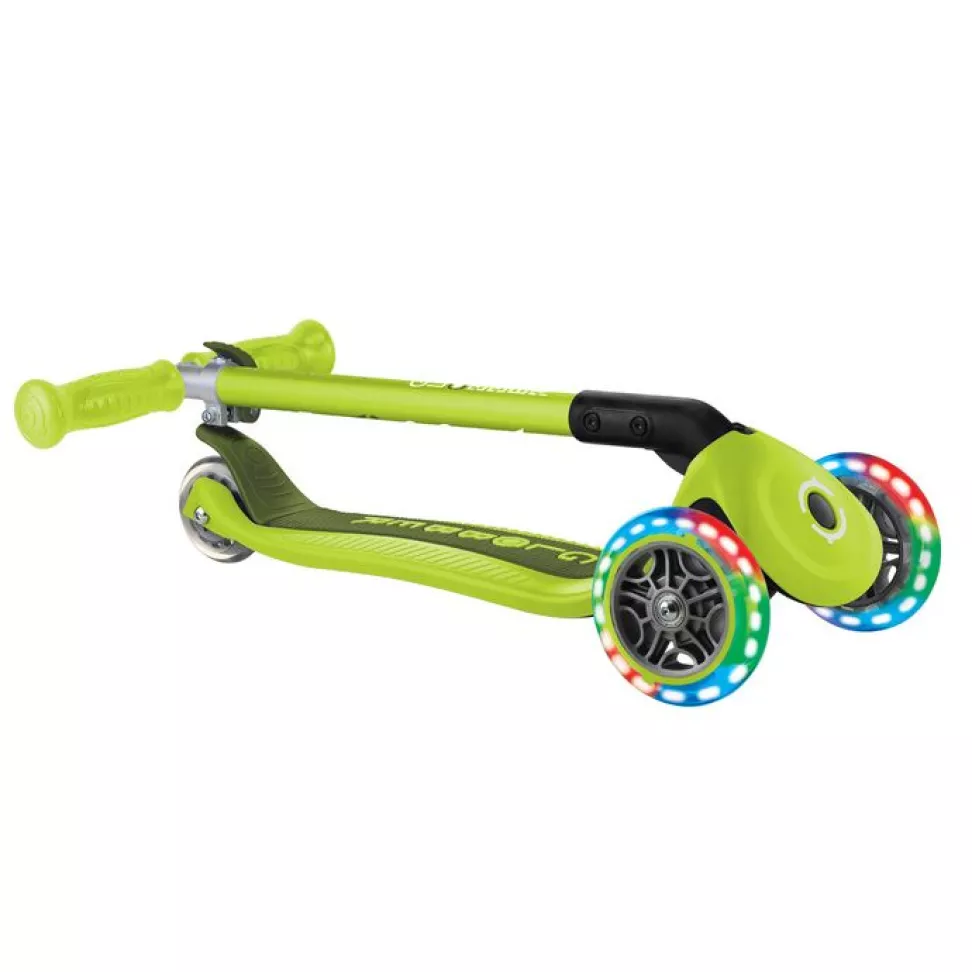 Самокат 3+ років  Globber My Free Primo Foldable Lights Lime Green 2025