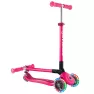 Самокат детский 2+ лет Globber My Free Primo Foldable Lights Neon Pink 2025