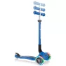 Самокат Globber My Free Primo Foldable Lights Navy Blue - Racing
