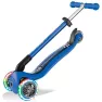 Самокат Globber My Free Primo Foldable Lights Navy Blue - Racing