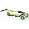 Самокат детский трехколесный Globber Fold Up Light wheels Elite Deluxe зеленый