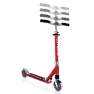 Самокат GLOBBER FLOW Element Comfort Lights, красный, колеса с подсветкой, 5+