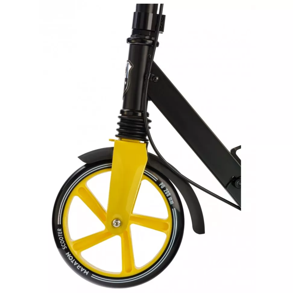 Самокат дитячий двоколісний Maraton RIDER mix yellow
