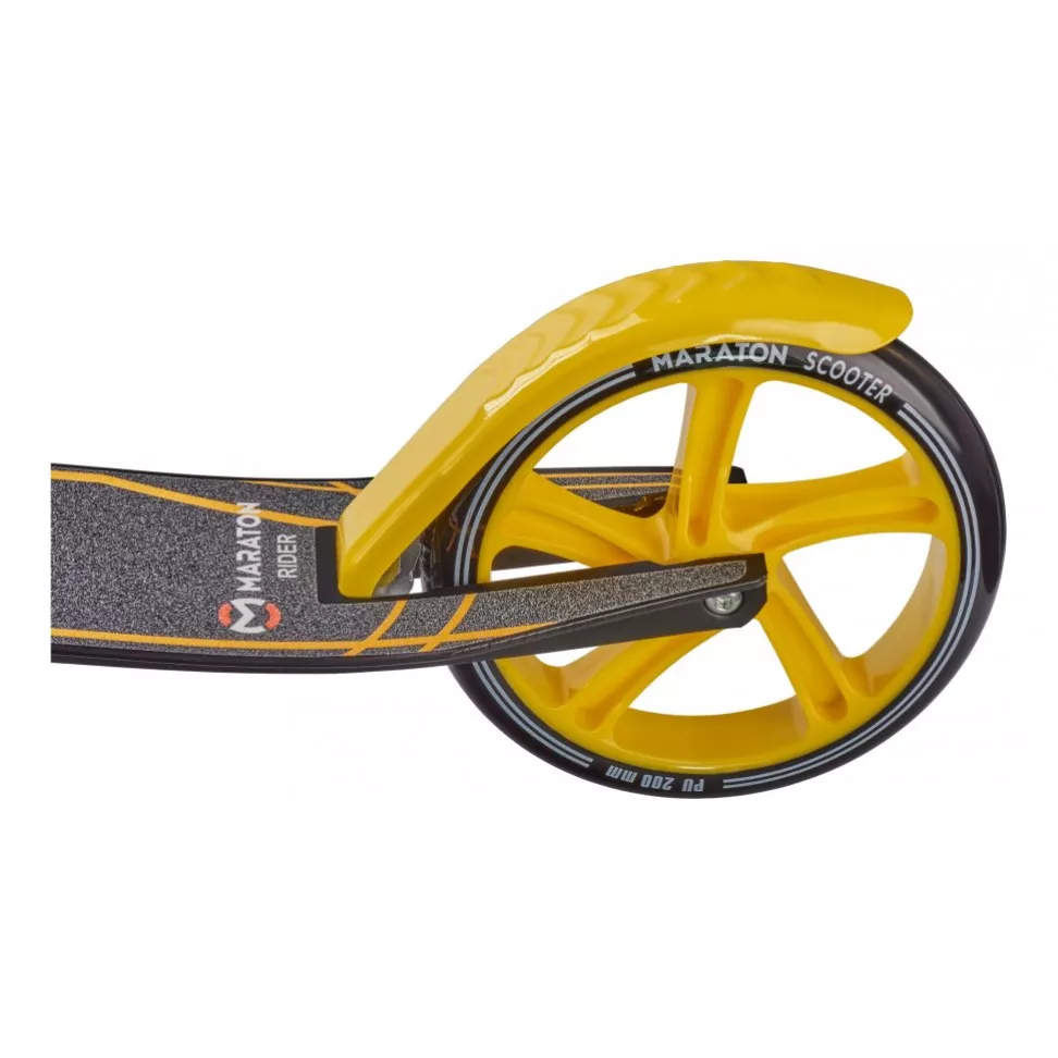Самокат дитячий двоколісний Maraton RIDER mix yellow