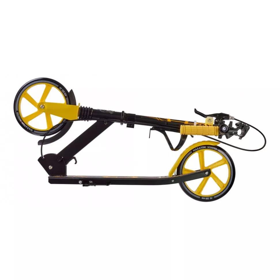 Самокат дитячий двоколісний Maraton RIDER mix yellow