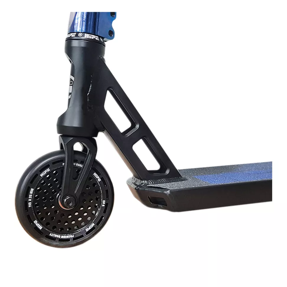 Трюковой самокат HIPE XL black/neo blue