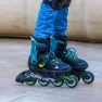 Rollerblade роликовые коньки Microblade XT black-petrol green 2025