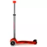 Самокат детский Micro Maxi Deluxe Glow LED 3-колесный Red