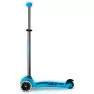 Самокат детский Micro Maxi Deluxe Glow LED 3-колесный Azzuro