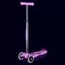 Самокат детский Micro Maxi Deluxe Glow LED 3-колесный Purple
