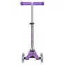 Самокат трехколесный Micro Mini Deluxe Fairy Glitter LED Purple