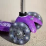 Самокат трехколесный Micro Mini Deluxe Fairy Glitter LED Purple