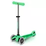 Самокат детский Micro Mini Deluxe Glow LED Ice Lime