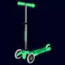 Самокат детский Micro Mini Deluxe Glow LED Ice Lime