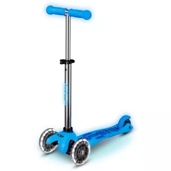 Самокат Micro Mini Deluxe Glow LED Arctic Blue