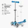 Самокат Micro Mini Deluxe Glow LED Arctic Blue