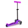 Самокат светящийся детский Micro Mini Deluxe Glow LED Cold Pink