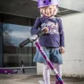 Самокат Micro Sprite LED Purple stripe