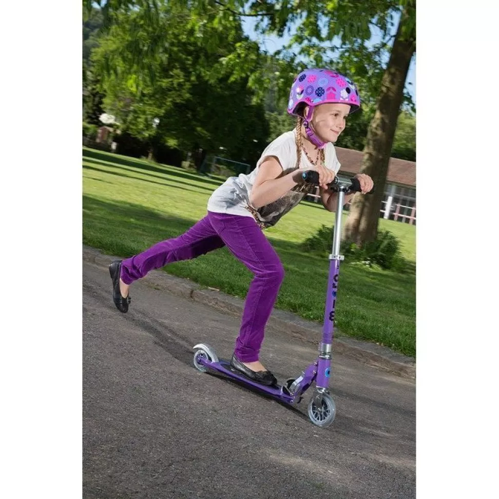 Двоколісний самокат для дівчинки Micro Sprite Purple Metallic