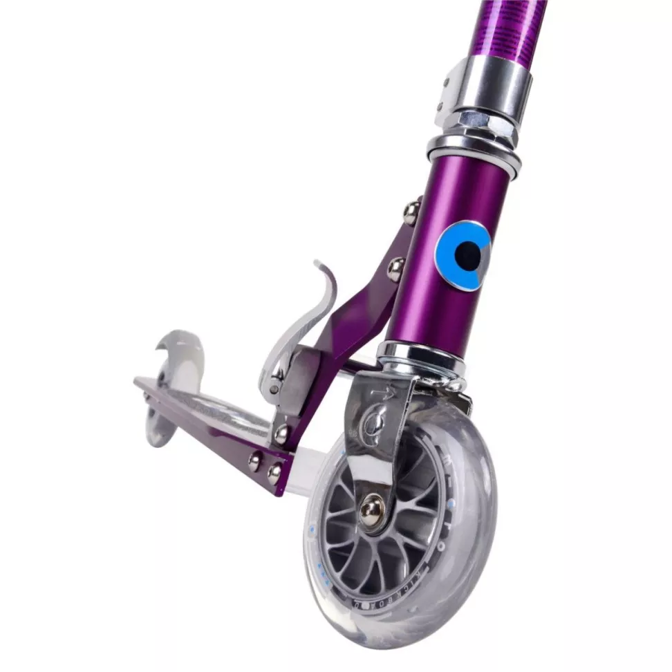 Двоколісний самокат для дівчинки Micro Sprite Purple Metallic