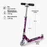 Самокат двухколесный для девочки Micro Sprite Purple Metallic