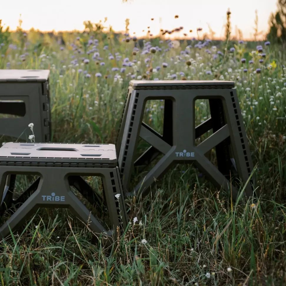 Стул Tribe Camp Chair High пластиковый, olive