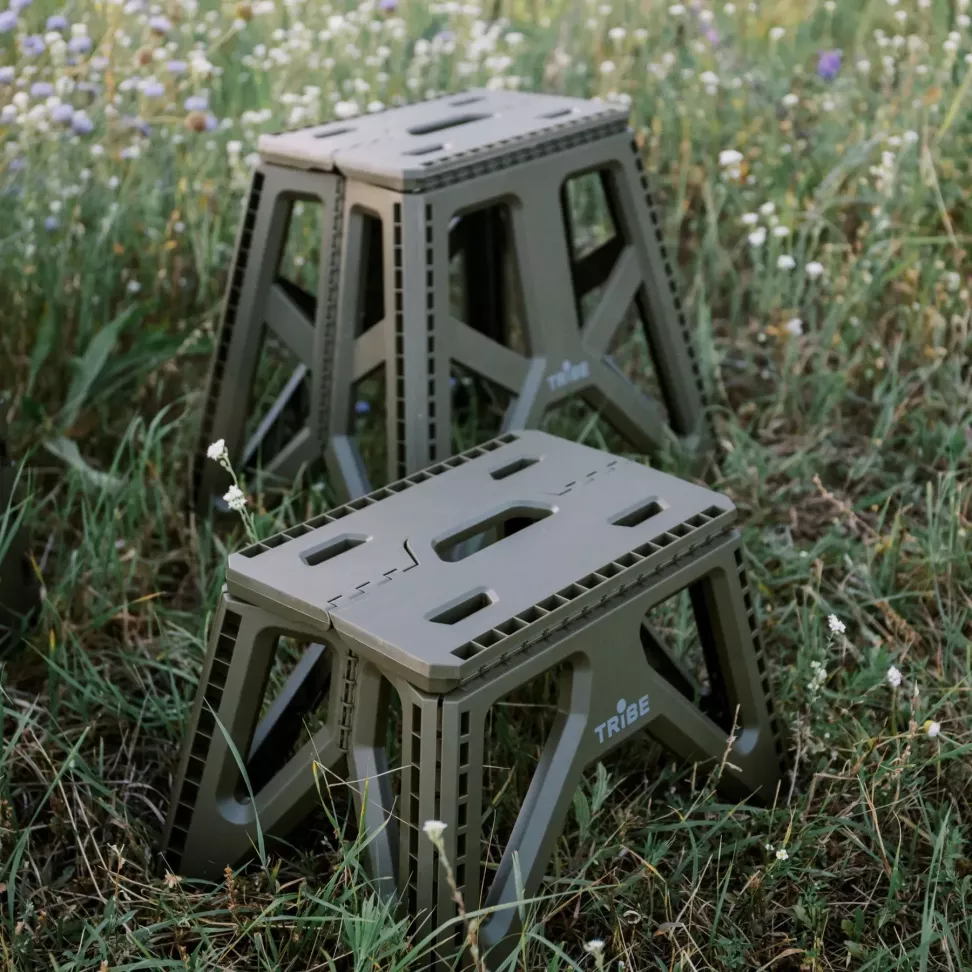 Стул Tribe Camp Chair High пластиковый, olive