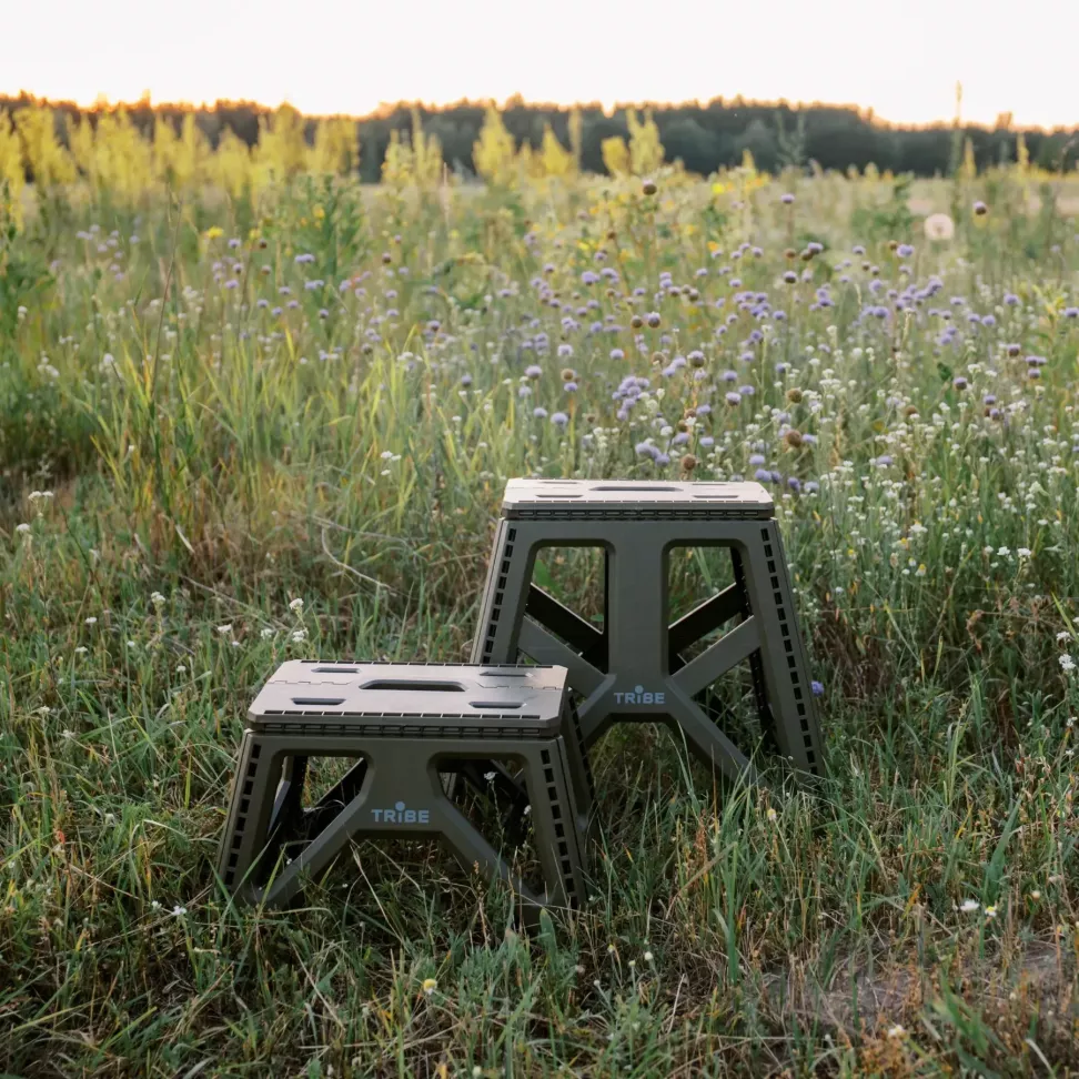 Стул Tribe Camp Chair Low пластиковый, olive