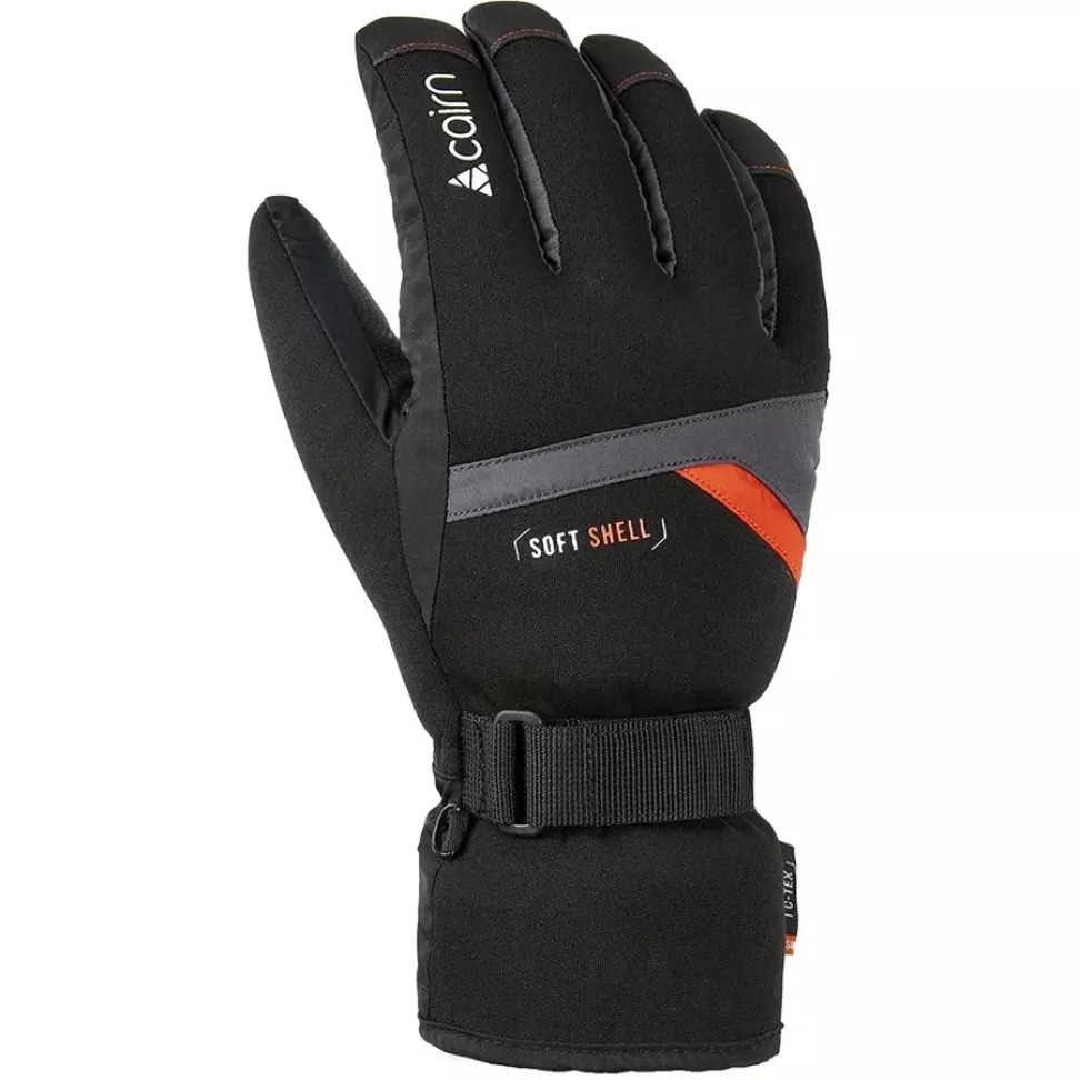 Cairn перчатки Styl Jr graphite-scarlet