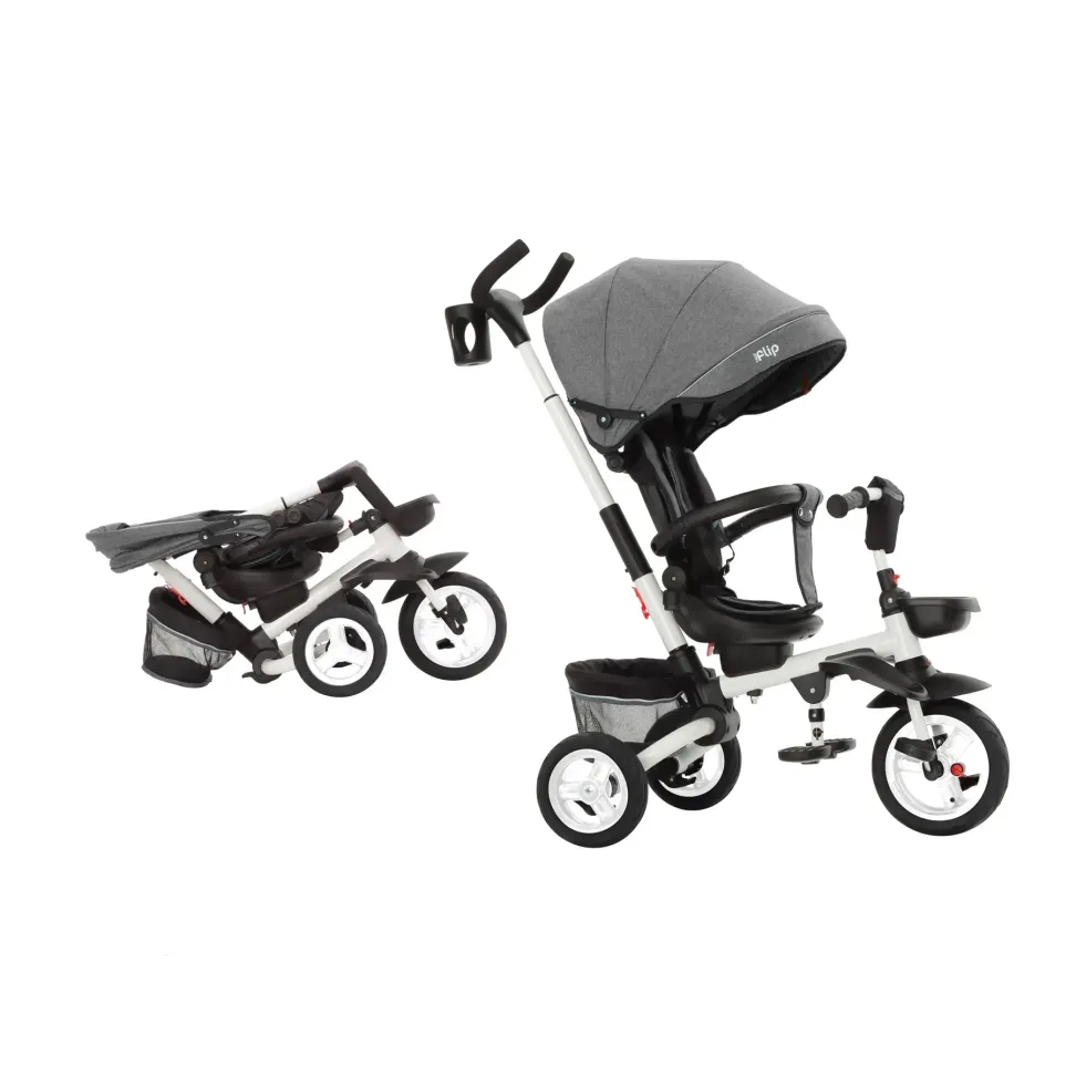 Велосипед трехколесный TILLY FLIP T-390/1 Серый/1/