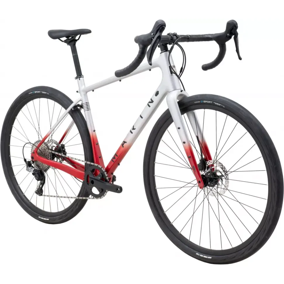 Велосипед 28" Marin Headlands 1 рама - 56см 2025 Gloss Chrome/Chrome Red/Black