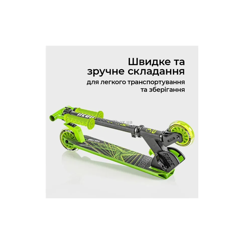 Самокат Neon Vector Зеленый