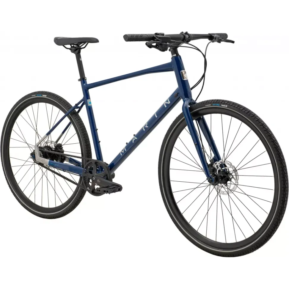 Велосипед 28" Marin Presidio 3 рама - XL 2025 Gloss Navy/Dark Silver/Silver Cyan