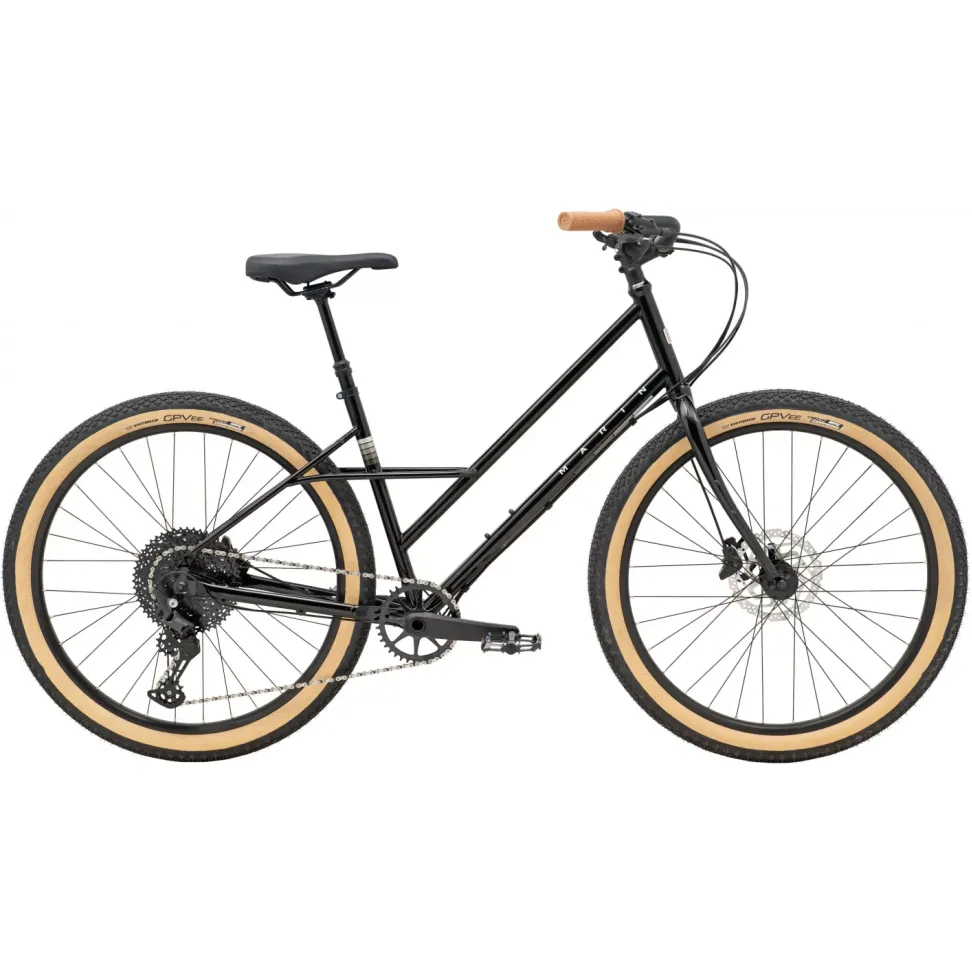 Велосипед 27,5" Marin Larkspur 2 рама - M 2025 Gloss Black/Holograph