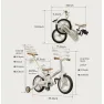 Велосипед трансформер 6in1 Lecoco Strider white