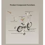 Велосипед трансформер 6in1 Lecoco Strider white