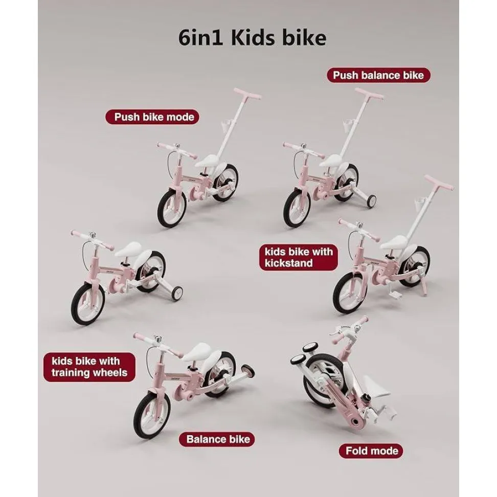 Велосипед трансформер 6in1 Lecoco Strider pink