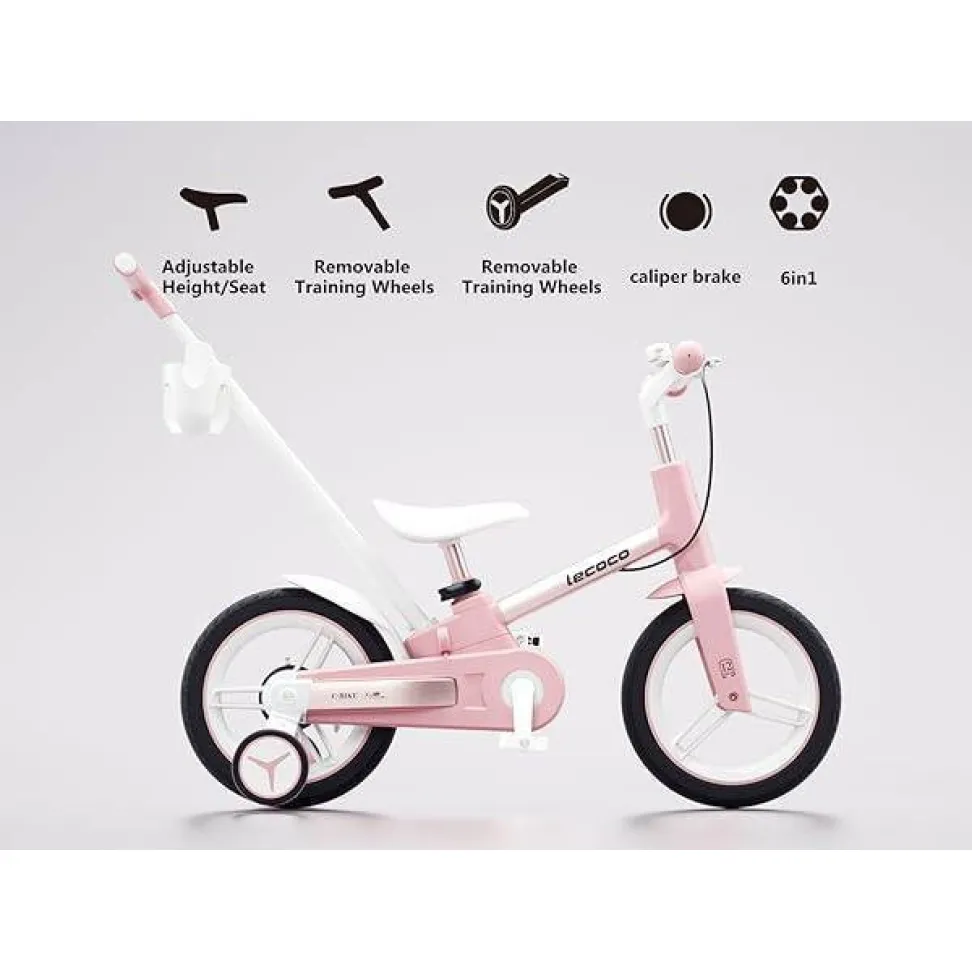 Велосипед трансформер 6in1 Lecoco Strider pink