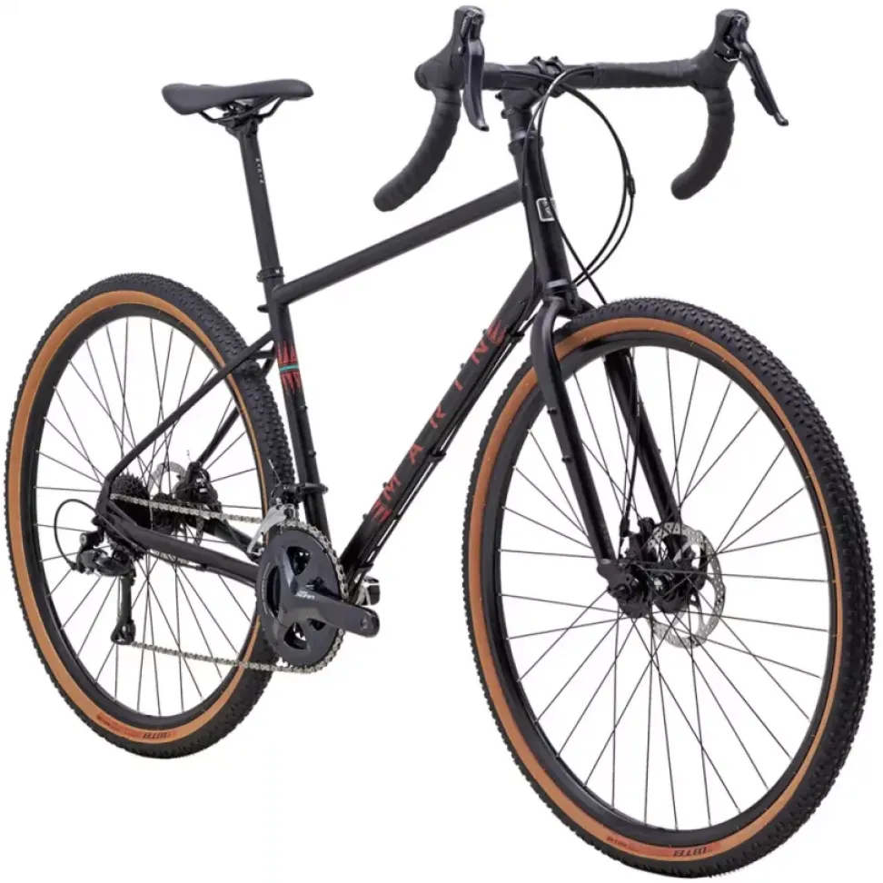 Велосипед 27,5" Marin FOUR CORNERS рама - S 2023 Satin Black/Red