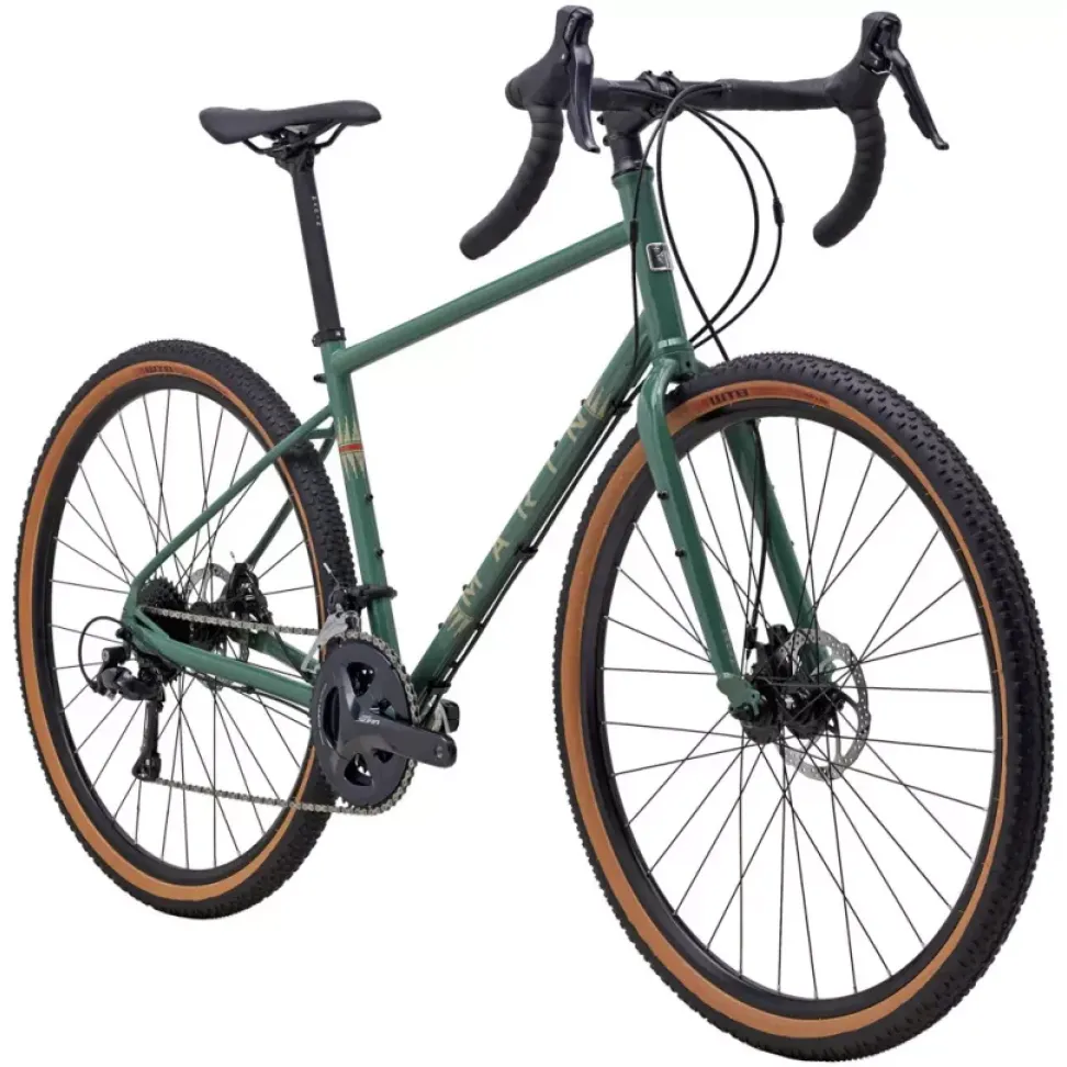 Велосипед 27,5" Marin FOUR CORNERS рама - XS 2023 Gloss Green/Tan