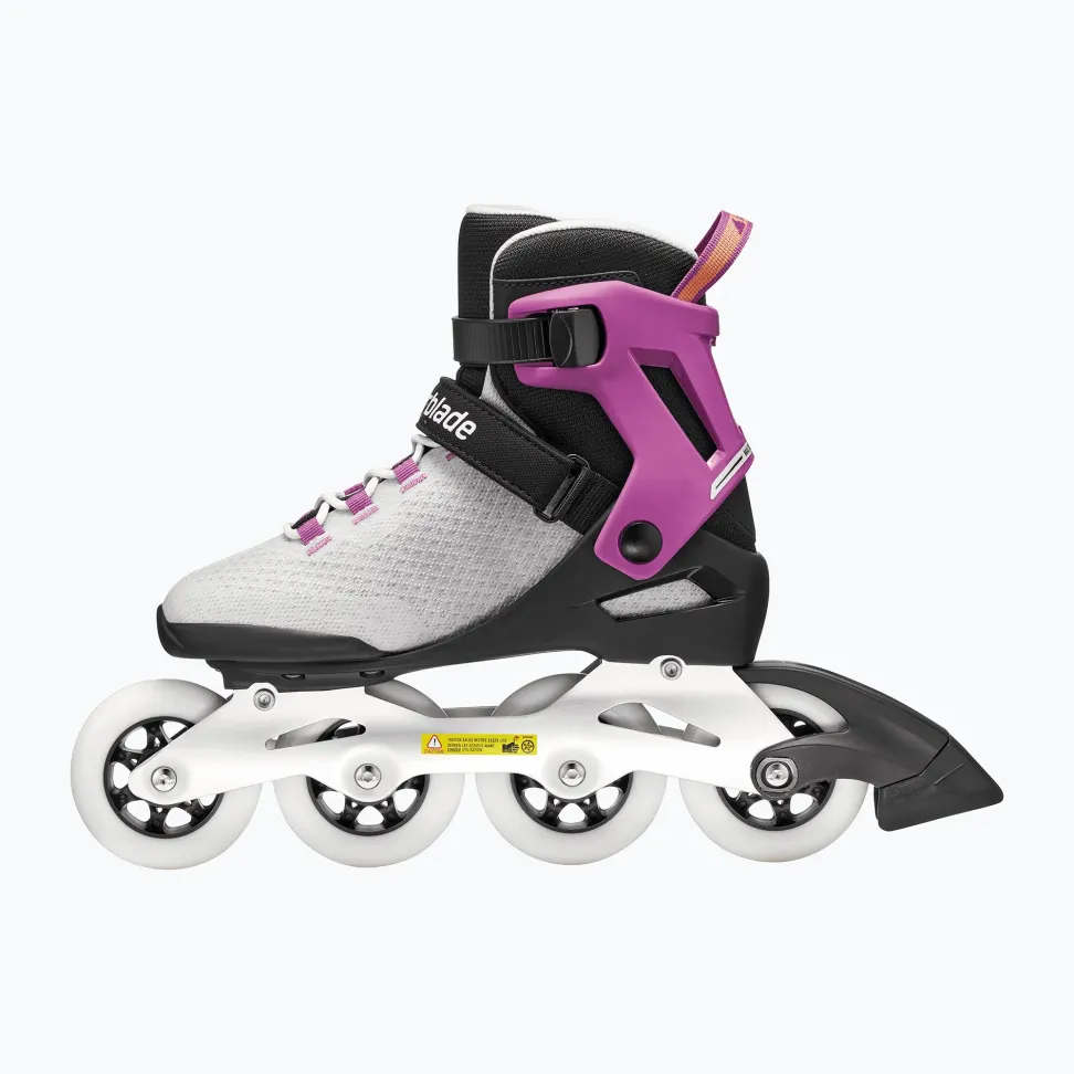 Ролики жіночі Rollerblade Macroblade 84 W light grey/violet/orange