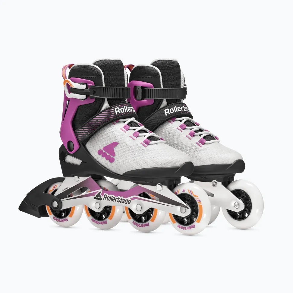 Ролики жіночі Rollerblade Macroblade 84 W light grey/violet/orange