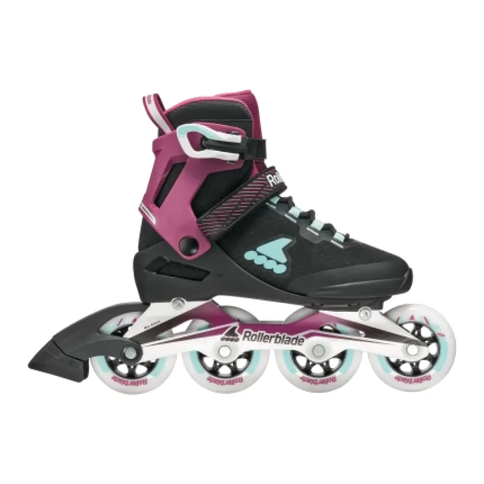 Женские ролики Rollerblade Macroblade 84 W Black-Burgundy для роликов