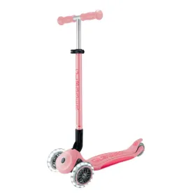 Самокат GLOBBER серии ELITE LIGHTS, пастельно-розовый, подсветочные колеса, 50кг, 3+